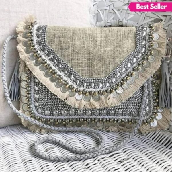 White 2025 boho bag